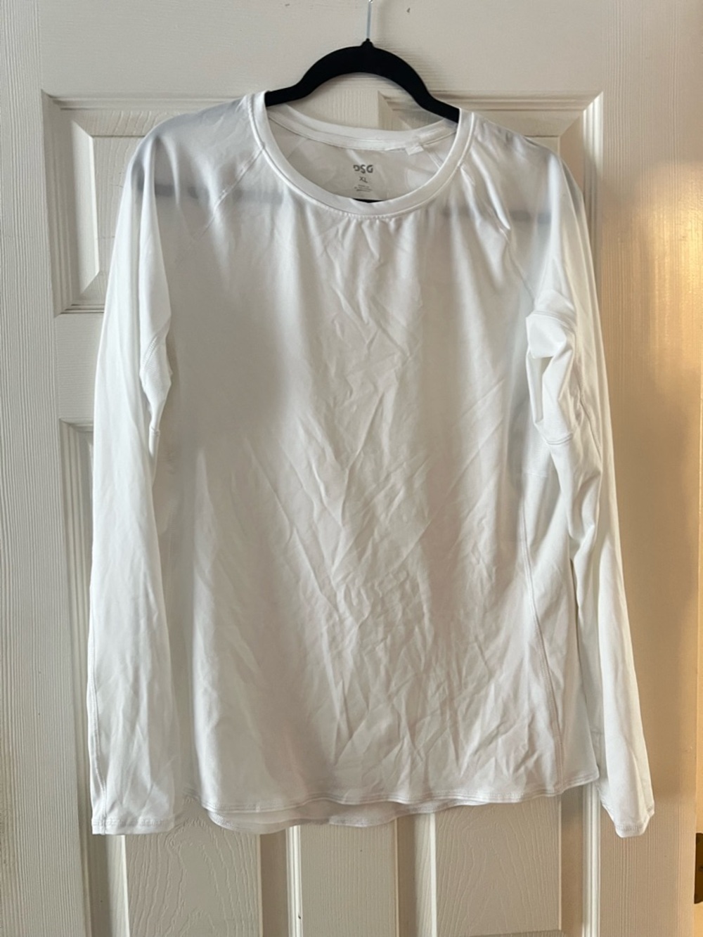 DSG White Crewneck Long Sleeve Shirt